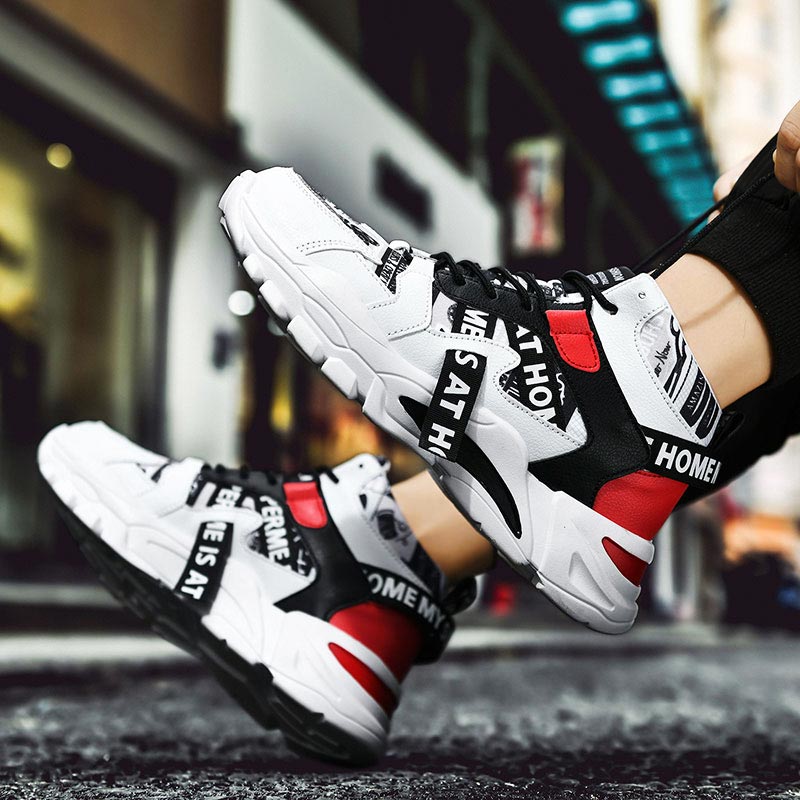 Japanese Minimalist Lifestyle Name - Zapatillas de deporte gruesas para hombre