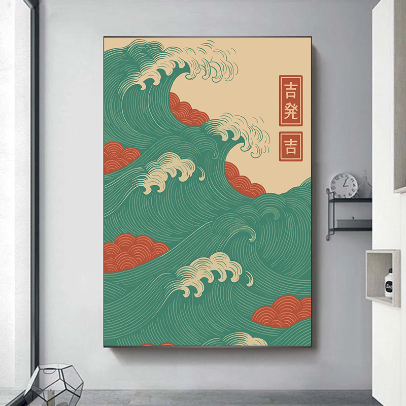 Pósteres minimalistas de ondas - Japanese Minimalism Lifestyle reseña y precio