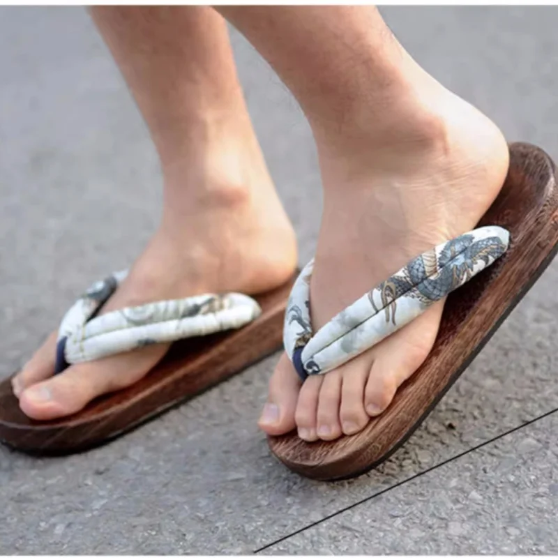 Sandalias de Verano para Hombr - Geta Wooden Sandal reseña y precio