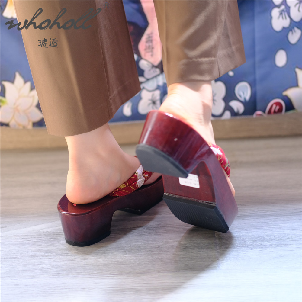 Zapatos de cosplay de animació - Geta Wooden Sandal reseña y precio