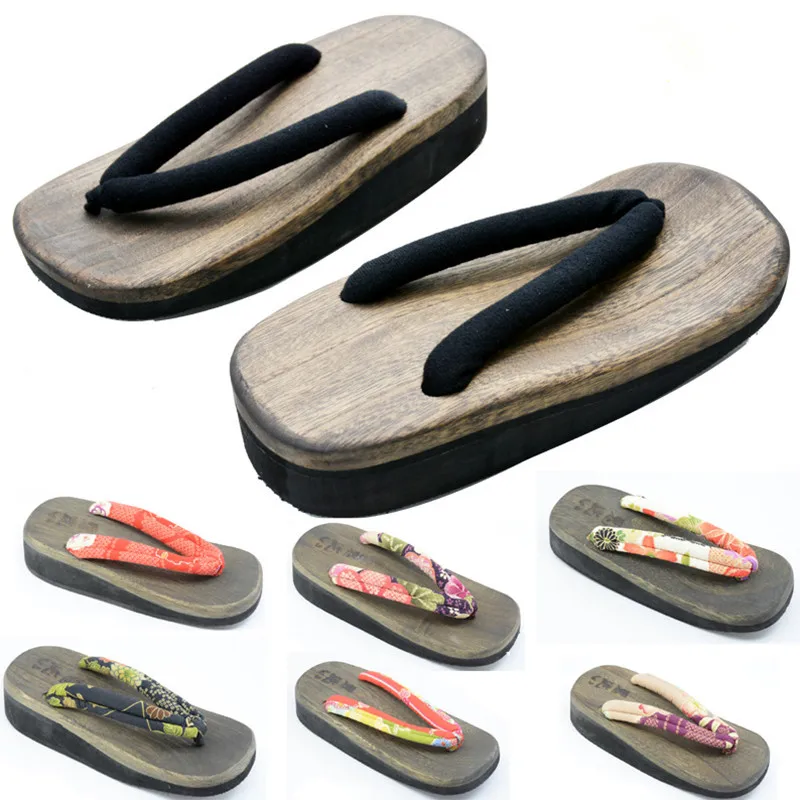 Zapatos de Cosplay para Mujer, - Geta Wooden Sandal reseña y precio