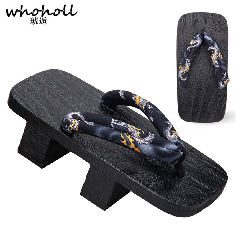Whoholl Jiraiya Cosplay Kimono - Geta Wooden Sandal reseña y precio