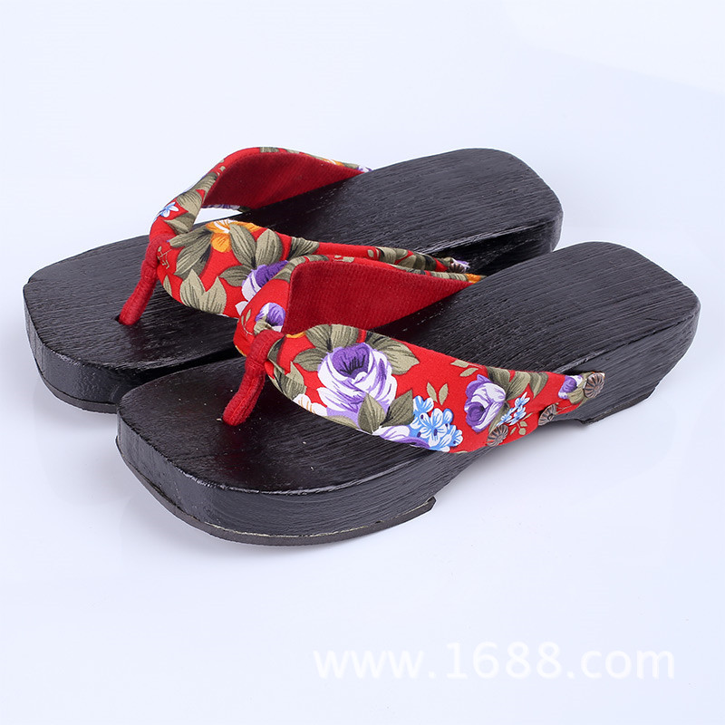 Sandalias Geta con Plataforma  - Geta Wooden Sandal reseña y precio